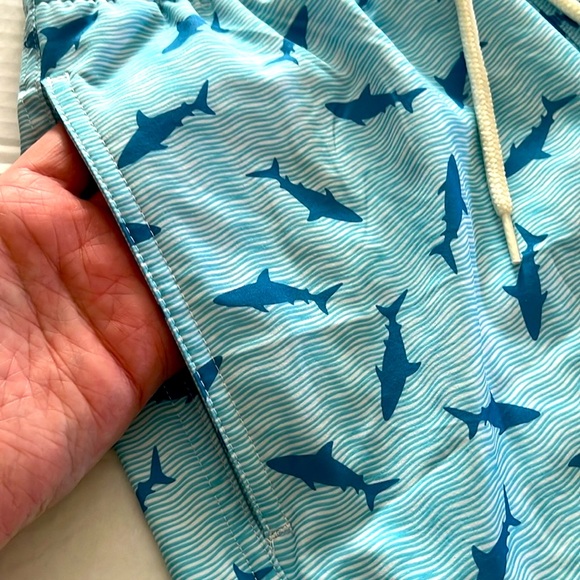 JLN Boys Wave Zone Shark Board Shorts. - Picture 2 of 6